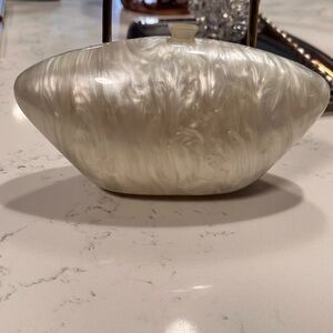 Fashion Nova Pearl White Mini Bag